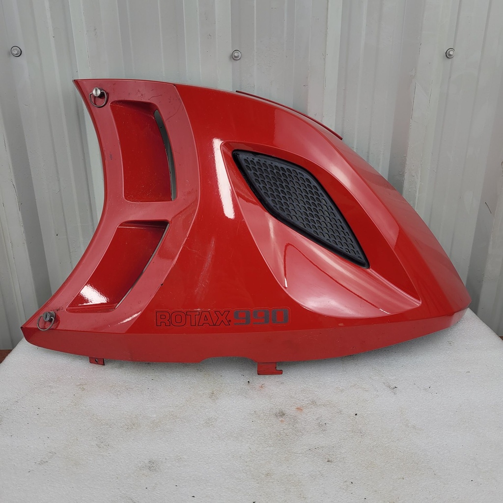 lh side panel, red red