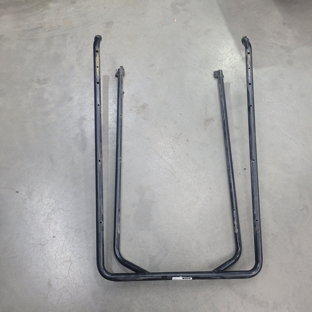 bumper, rear - black