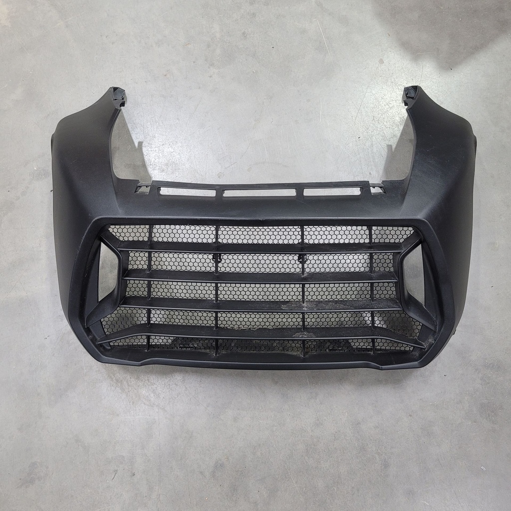 deep black, front fascia