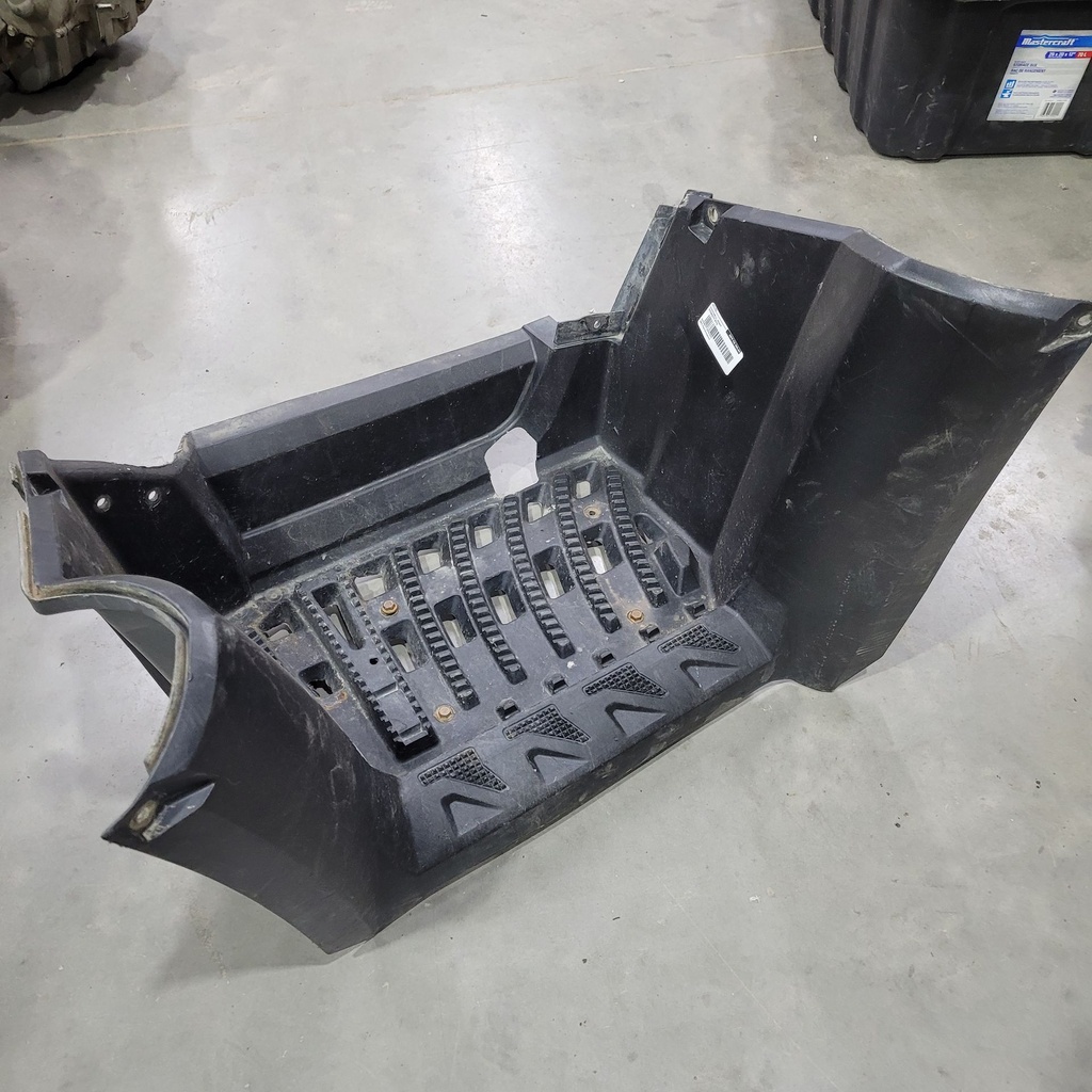 footwell, right
