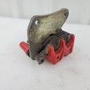 front caliper,lh silver sintered pad