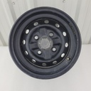 12" steel rim, black 12 in, steel rim, black