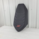 black, seat cover