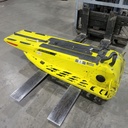 BRP (Can-am / Ski-doo)-sunburst yellow, chassis tunnel module 137" model sunburst yellow-415130386