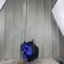 lh arm cover, blue blue model