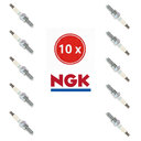 NGK-Set of 10 NGK CR9EB Spark Plugs - Original Sea-Doo & Ski-Doo Specification (Rotax 4-TEC Engine)-CR9EB