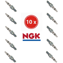 NGK-Set of 10 NGK Iridium CR9EIX Spark Plugs - The Ultimate Upgrade for Performance & Longevity (Sportbike/Personal Watercraft)-CR9EIX