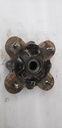 front hub, medium gloss black