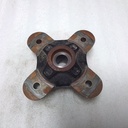 wheel hub, medium gloss black