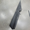 fascia, front rack - left - black