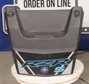 center hood, gloss black