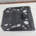 snow flap with holes, gloss bla