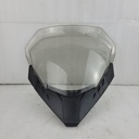 black, low windshield kit