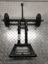 track arm, rear, black