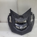 deep black, center hood