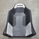 seat assembly, back, black/whit
