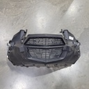 deep black, front bottom pan