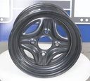 ARCTIC CAT-wheel,steel-12x6.0-matte blk-2402-322